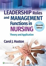 Leadership Roles and Management - Paperback, by Huston MSN MPA - Very Good v
