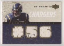 2007 UD Premier Premier Remnants Triple Gold /75 Shawne Merriman #PR3-SM a6x