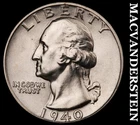 1940 Silver Washington Quarter-Choice Gem BU ++++ Lustrous No Reserve #i5828