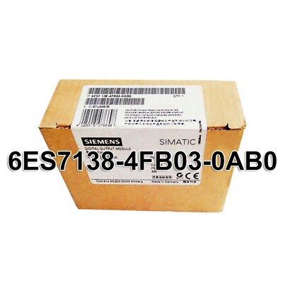 SIEMENS 67138-4FB03-0AB0 SIMATIC DP, Modulo Elettronico per ET200S EUR SIEMENS 67138-4FB03-0AB0 SIMATIC DP, Modulo Elettronico per ET200S EUR