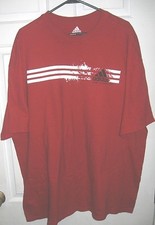 Adidas Classic Red Adidas Sport Department 2XL T-Shirt