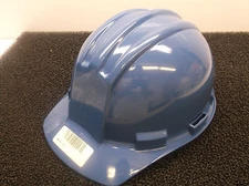 BULLARD Hard Hat Front Brim Slotted 4PinLk Blue  (B80)