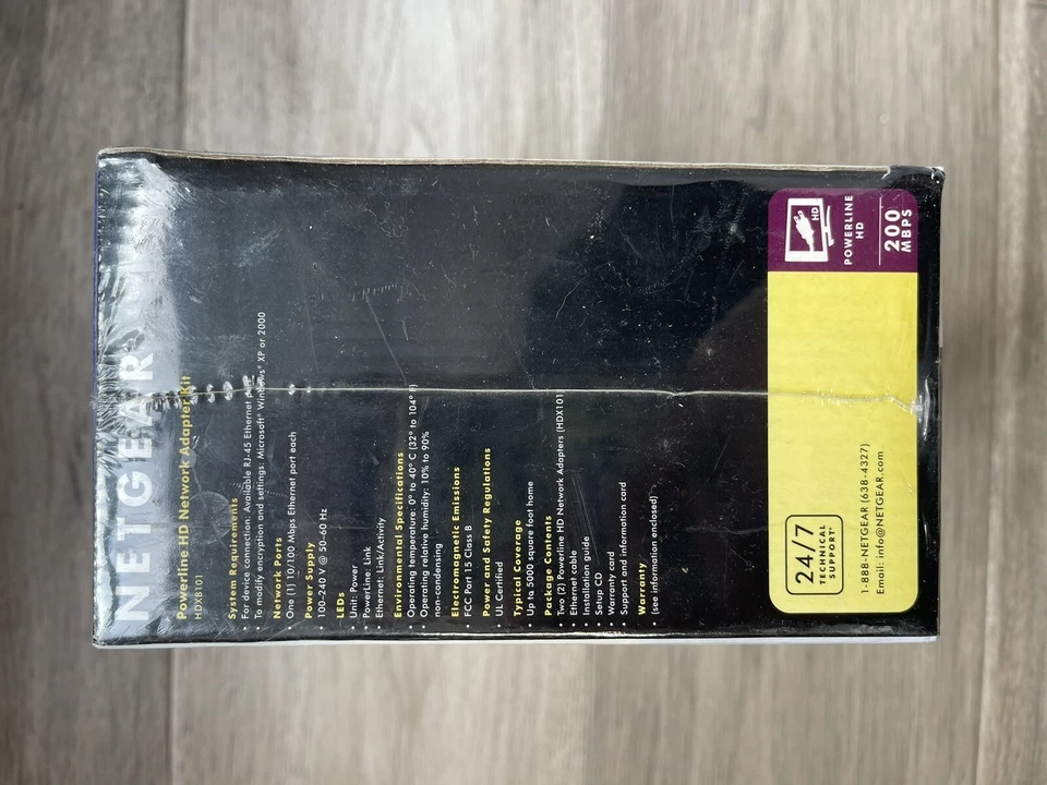 New Sealed Netgear HDXB101 Powerline HD Network Adapter Kit - Image 3 of 4