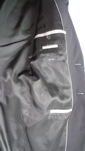 Anzug 2teiler BOSS Super 100 schwarz Schurwolle Sakko & Hose Gr. 48 & 50 - Bild 4 von 19