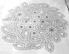 TWO Bobbin Lace PATTERNS to making Lace Doily Russian style