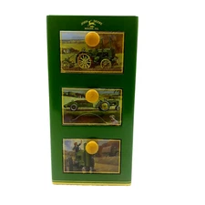 John Deere Tin Box Three Drawer Storage The Tin Box Company Licensed Item Nice
