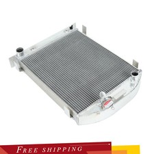 3-row Aluminum Radiator W Cap Fits 1932 Ford Hi-boy For Chevy Engine V8 Atmt