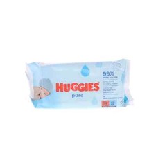 Huggies Pure Fragrance Free Baby Wipes-56 Wipes-NEW-SEALED-FAST SHIPPING