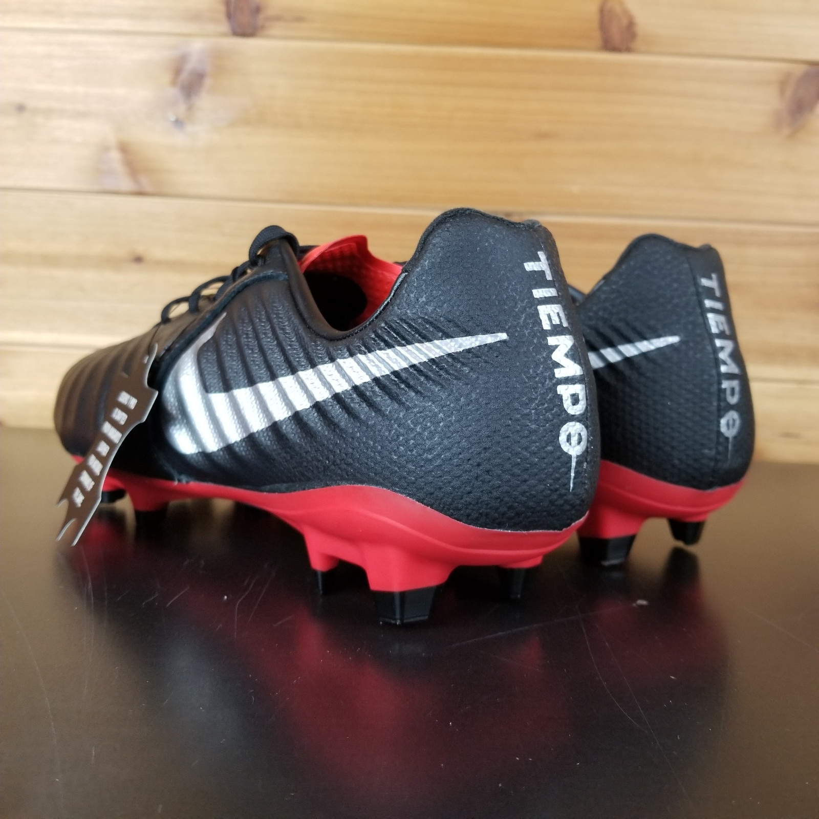 Tanga estrecha abrigo Coca BOTINES DE FÚTBOL NIKE TIEMPO LEGEND 7 PRO FG ZAPATOS DE HOMBRE NEGROS ROJO  AH7241-006 CR7 | eBay