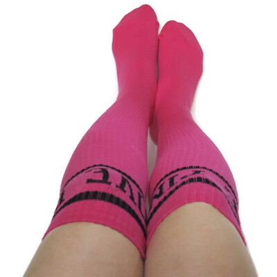 Victoria's Secret PINK Below The Knee High Socks – Jet Black, NWOT, One Size