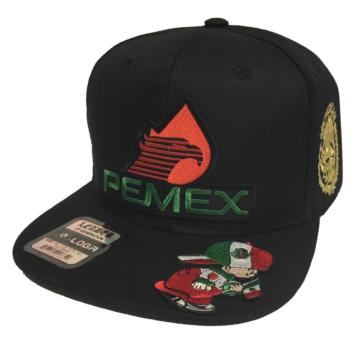 Pemex Michoacan Logo Federal Cholito En La Visera 3 Logos