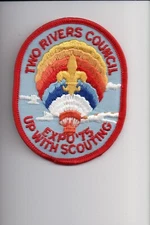 1975 Two Rivers Council Expo Up With Scouting patch