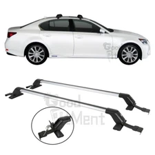 For Lexus GS350 GS300 GS F 43.3" Roof Rack Cross Bar Luggage Cargo Carrier+Lock