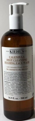 Kiehl's Calendula Deep Cleansing Foaming Face Wash 16.9 fl oz NEW