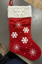 New Snowflake Christmas Stocking