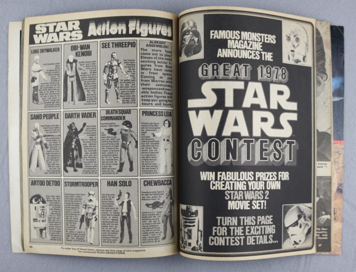 Famous Monsters Of Filmland 148 Oct 1978 Magazine Star Wars Darth