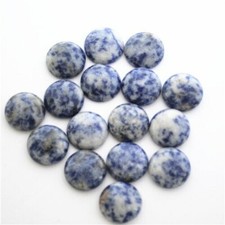 Wholesale 100pcs 16mm Natural Sodalite Stone Round CAB CABOCHON DIY Jewelry