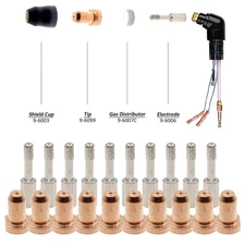 20Pcs 9-6006 9-6099 PCH-10 Plasma Torch,Electrode Tips For Thermal Dynamics