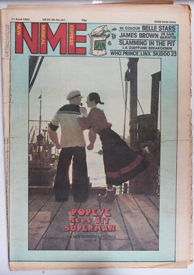UK NME Magazine 11. Apr. 1981 Linx Belle Stars James Brown 23 Skidoo CA Punk