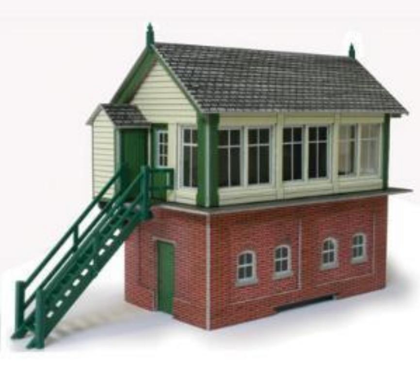 Metcalfe PO233 Signal Box Card Kit OO/HO Gauge