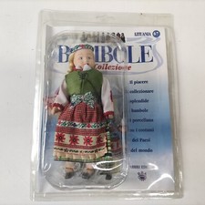 BAMBOLE DA COLLEZIONE IN PORCELLANA BAMBOLE DEL MONDO FABBRI N° 67 LITUANIA