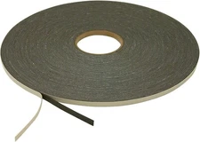 JVCC Medium-Density PVC Foam Tape 3/8 in x 50 yds. x 1/16 in thick, Single Sided