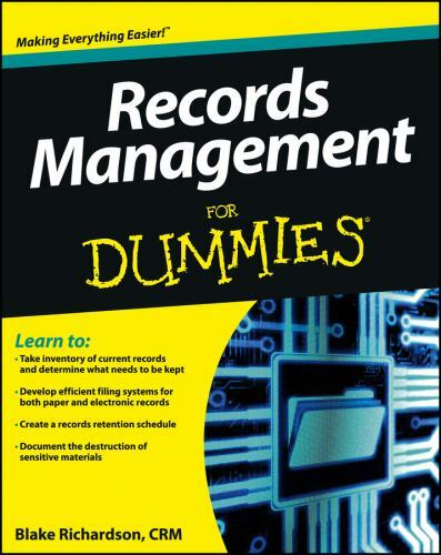 Records Management For Dummies: By Richardson