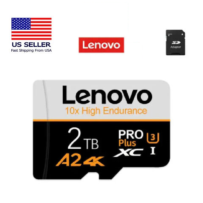 High Speed Lenovo Memory Card 1tb 2tb Micro Sd Card Class 10 Xc Tf