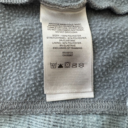 Columbia Damen Gr. S sportliches Oberteil Half Zip Langarm Pullover grau hellblau - Bild 8 von 10