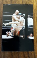 Vintage 1980s Wrestling Type 1 Photo 3x5 Iron Shiek/ Barry Windham