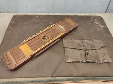 Vintage Ukelin With Directions for Playing, Music Book, and Leather Music Case