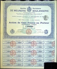 Societe Parisienne Fräsen Bäckerei 100 Frs Paris 1900 - Nr. 22741
