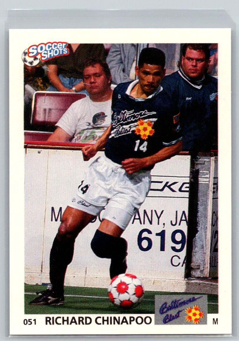 1991 Soccer Shots MSL #051 Richard Chinapoo | eBay