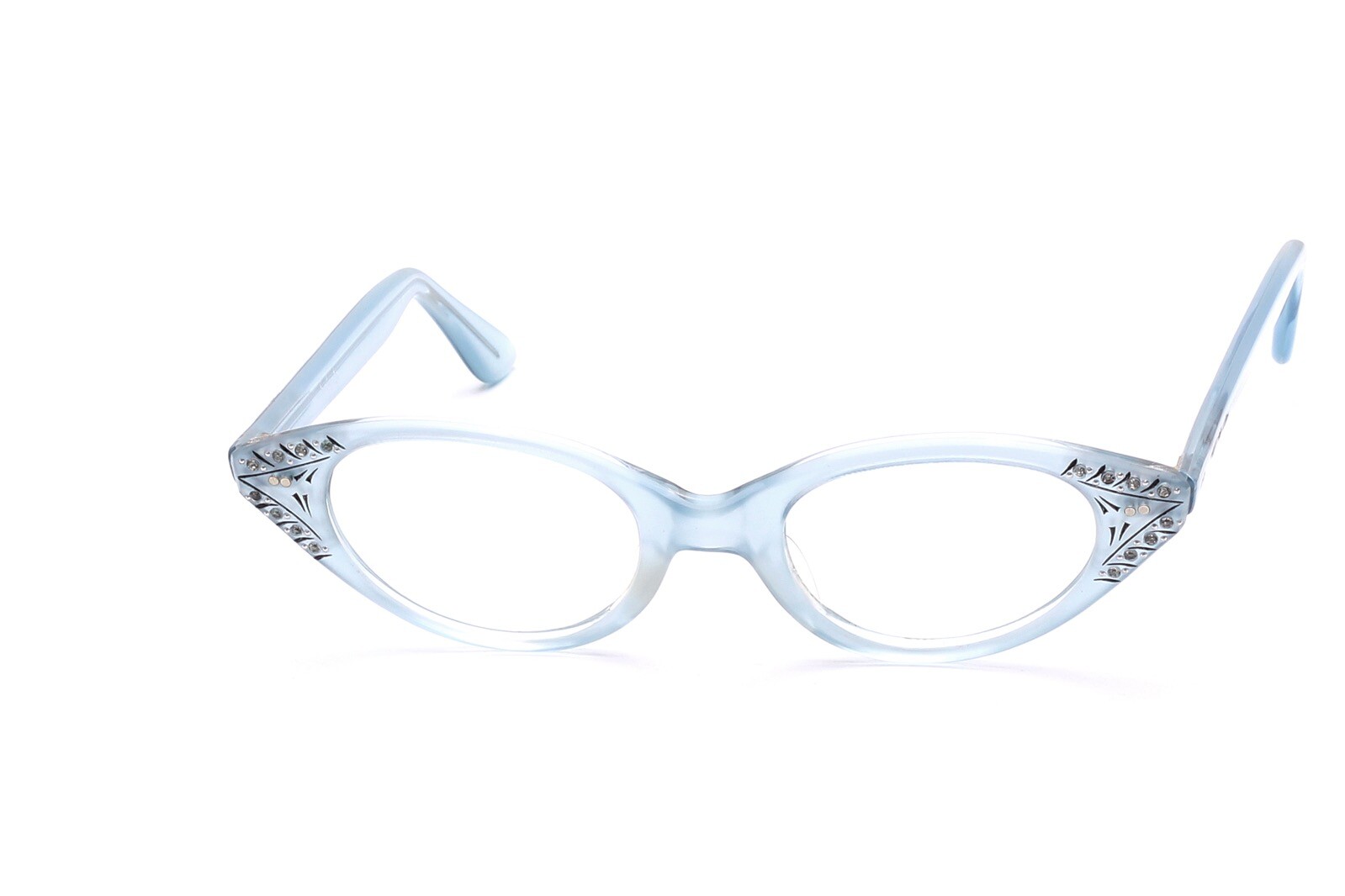 Винтажный карандаш для глаз Кошачий глаз, оригинал. 50-е годы в коллекции hellblau mit Straßdekor для SELECTA C7