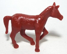 Small Plastic Figure of a Young Colt in Light Brown Walking
