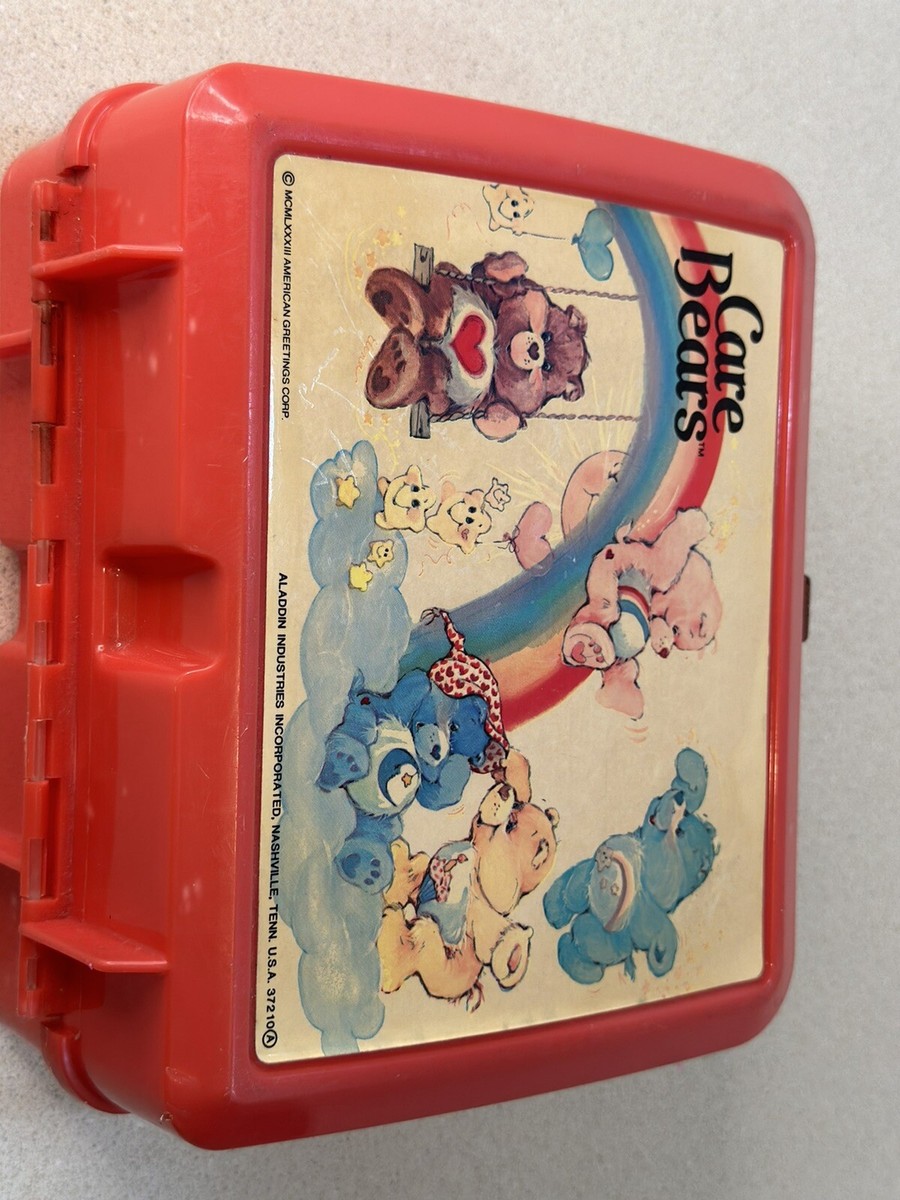 1980's Care Bears Lunchbox Red Aladdin No Thermos | eBay