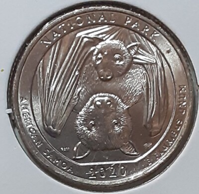 2020 American Samoa National Park D America the Beautiful Quarter - BU - Uncirc