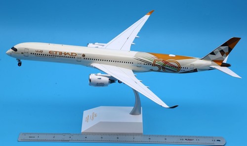 JC Wings 1:200 Etihad Airways Airbus A350-1000 Diecast Aircraft Jet Model A6-XWB - Picture 2 of 14