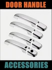 Chrome Set Cover Trim For 09-13 Infiniti G G37 Sedan Smart Key Side Door Handle