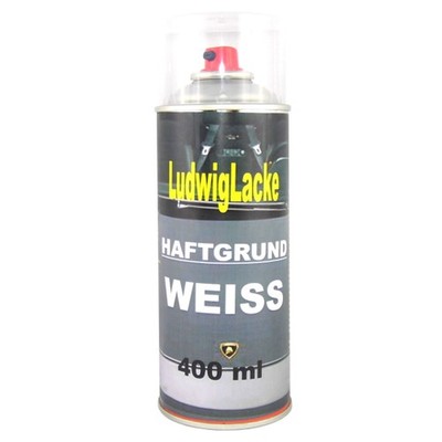Haftgrund WEISS 1x 400ml Spray für Autolack von Ludwiglacke für Profis