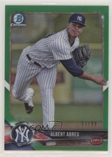 2018 Bowman Draft Chrome Green Refractor 13/99 Albert Abreu #BDC-126 00gy