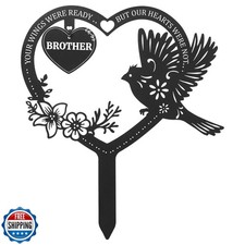 Calibron Memorial Grave Markers for Brother, Cemetery Decorations