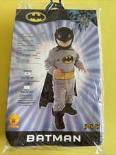 Batman Costume Size 0-9 Month Infant Baby Jumper snape leg closers
