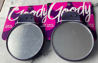 Goody Hand Mirror 08179 1x and 10x Magnification Lot of 2