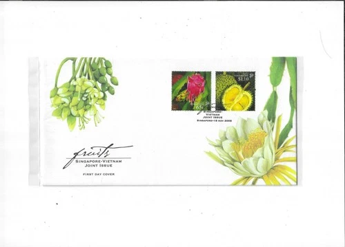 Singapore/Vietnam Year 2008 Fruits Joint Issue FDC