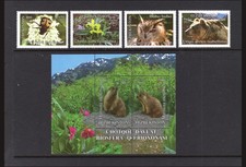 M28316 Uzbekistan 2012 Chaktal Nat Res Set   X4 +m/s UMM Sg 854/8 Cat &pound;18.50