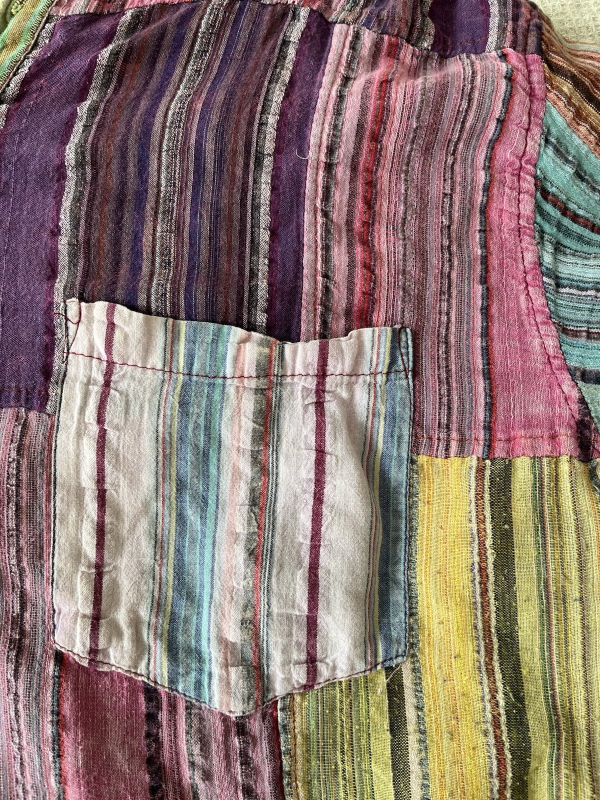 Agan Traders Multicolor PatchWork Colorful Cotton… - image 10