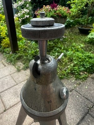 Linhof Dei-Bein-Stativ mit Gitzo Drei-Wege-Neiger, min 72 cm max 164 cm