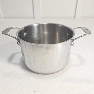 Emeril All Clad 3 Qt Stainless Stock Pot With Copper Core - No Lid 