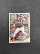 Coby Mayo 2025 Topps Chrome Bowman Baltimore Orioles Silver Refractor #37